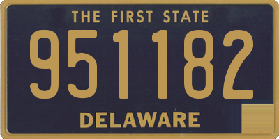 DE license plate 951182