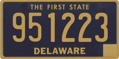 DE license plate 951223