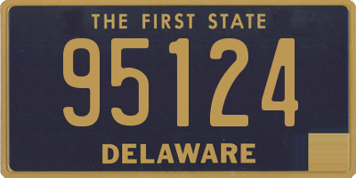 DE license plate 95124