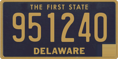 DE license plate 951240