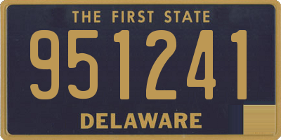 DE license plate 951241