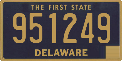 DE license plate 951249
