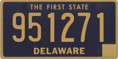 DE license plate 951271