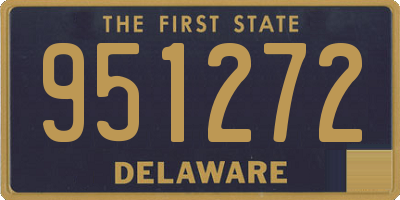 DE license plate 951272