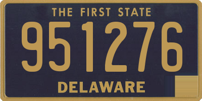 DE license plate 951276