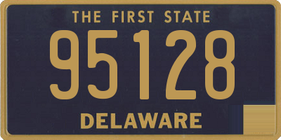 DE license plate 95128