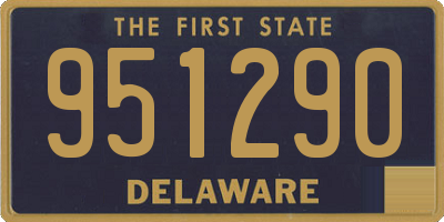 DE license plate 951290