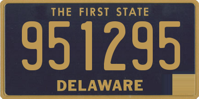 DE license plate 951295