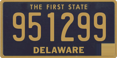 DE license plate 951299