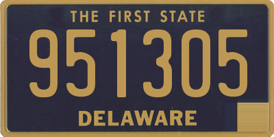 DE license plate 951305