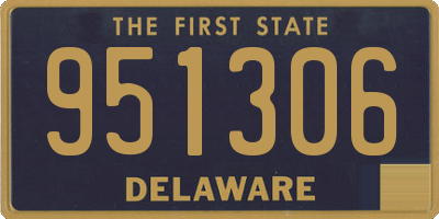 DE license plate 951306