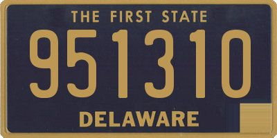 DE license plate 951310