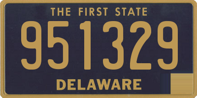 DE license plate 951329