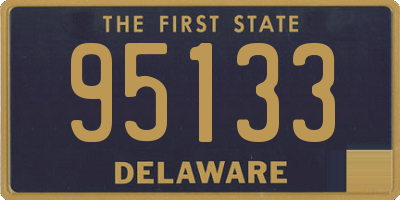 DE license plate 95133