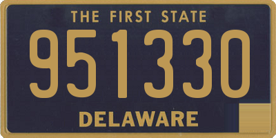DE license plate 951330