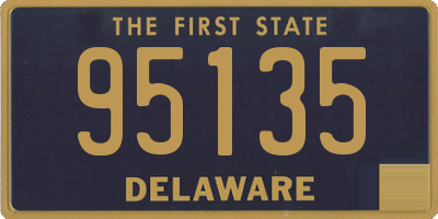 DE license plate 95135