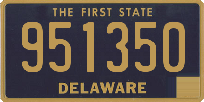 DE license plate 951350
