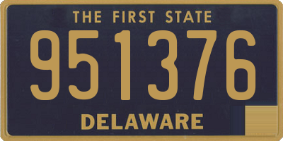 DE license plate 951376