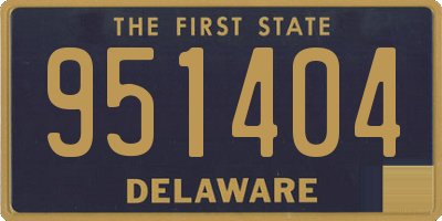 DE license plate 951404