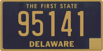 DE license plate 95141