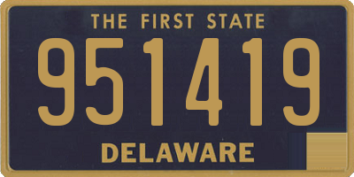 DE license plate 951419