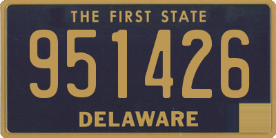 DE license plate 951426