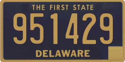 DE license plate 951429