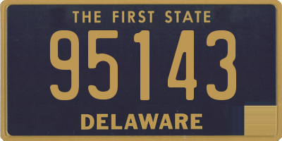 DE license plate 95143