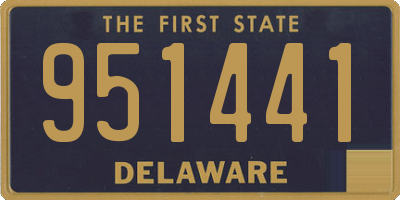 DE license plate 951441