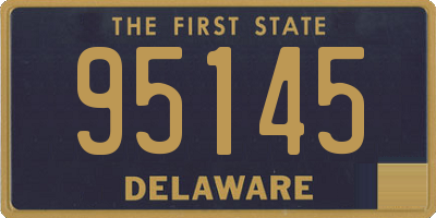 DE license plate 95145