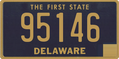 DE license plate 95146