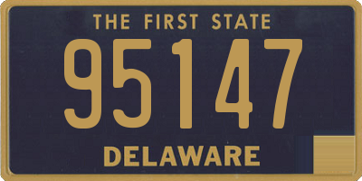 DE license plate 95147