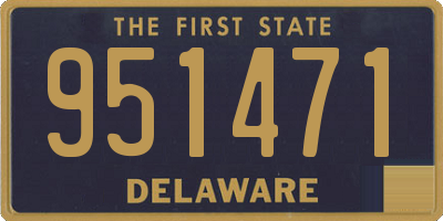 DE license plate 951471