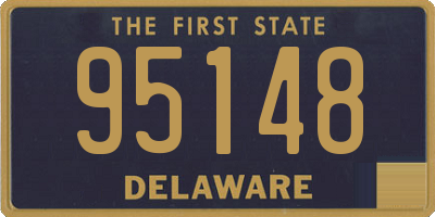 DE license plate 95148