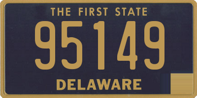 DE license plate 95149