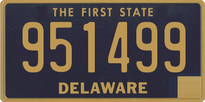 DE license plate 951499
