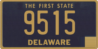 DE license plate 9515