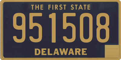 DE license plate 951508