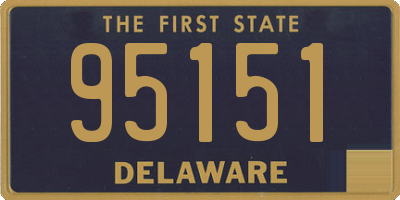 DE license plate 95151