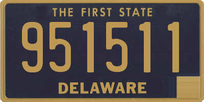 DE license plate 951511