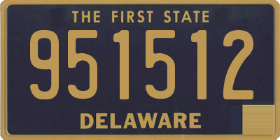 DE license plate 951512