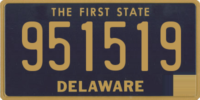 DE license plate 951519