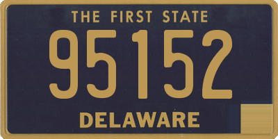 DE license plate 95152