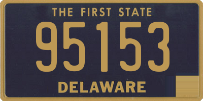 DE license plate 95153