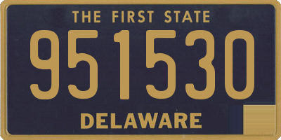 DE license plate 951530
