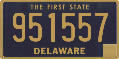 DE license plate 951557