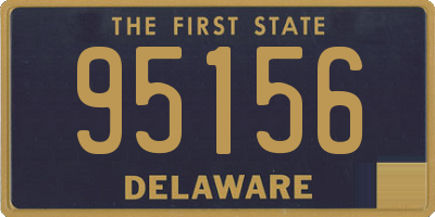 DE license plate 95156