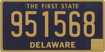 DE license plate 951568