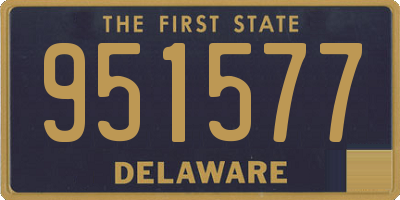 DE license plate 951577