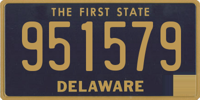 DE license plate 951579